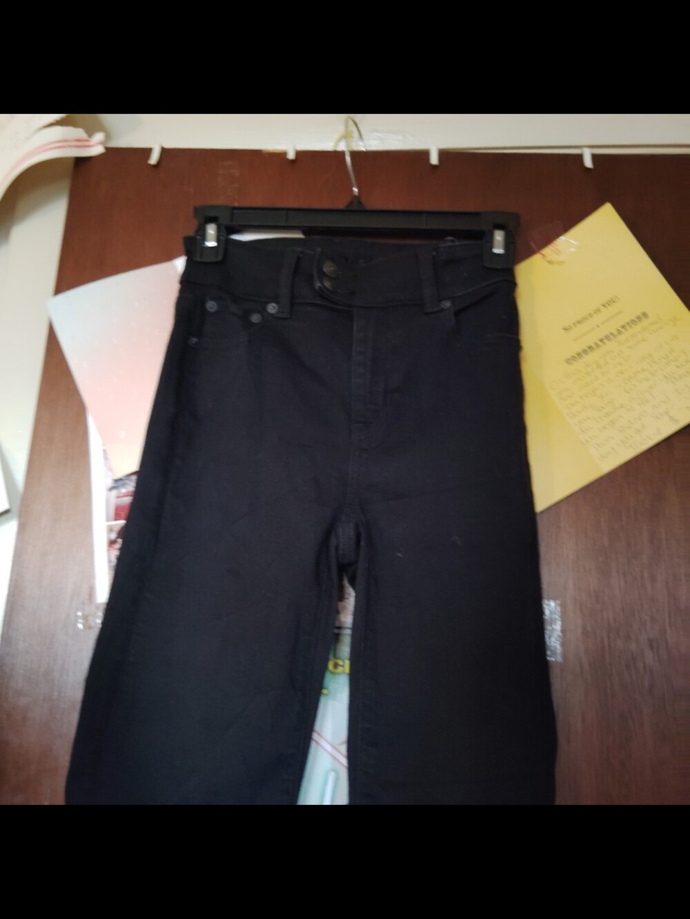AMERICAN EAGLE Super High Rise Flare - Next Level Stretch Size 000 - Picture 5 of 14